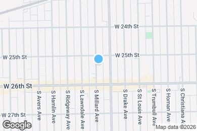 Map image of the property - 2519 S Millard Ave