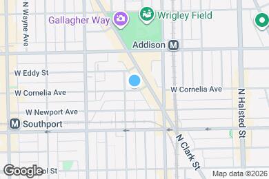 Map image of the property - 1052 W Cornelia Ave