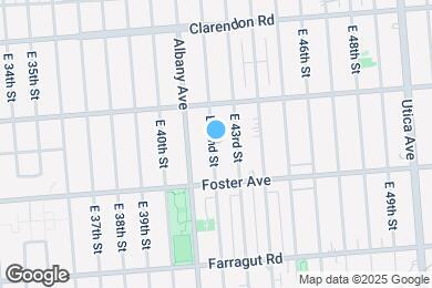 Map image of the property - 605 W 42nd St