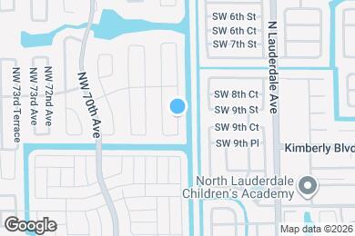 Map image of the property - 7805 NW 66th Ter
