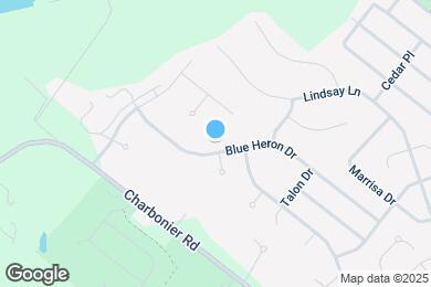 Map image of the property - 2603 Blue Heron Dr