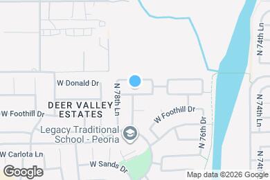 Map image of the property - 7834 W Robin Ln