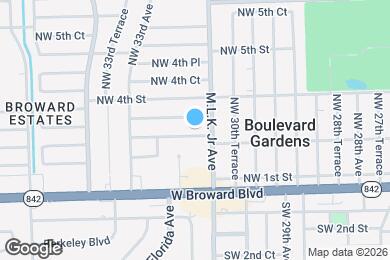 Map image of the property - 3125 NW 2nd St