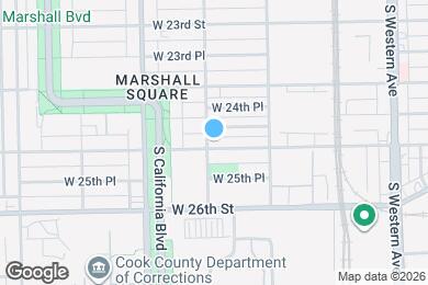 Map image of the property - 2457 S Washtenaw Ave.