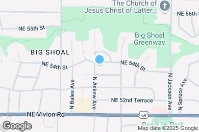 Map image of the property - 3605 NE 54th St