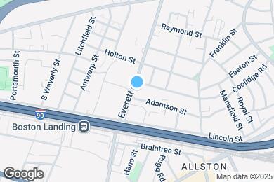 Map image of the property - 171 Everett St