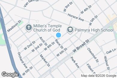 Map image of the property - 317 W 4th St