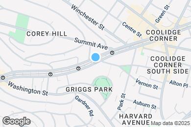 Map image of the property - 1455 Beacon St