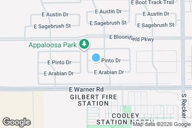 Map image of the property - 3649 E Pinto Dr