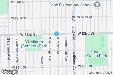Map image of the property - 8310 S Paulina St