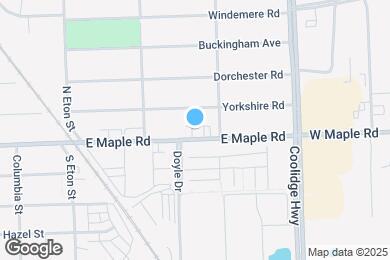 Map image of the property - 2525 E Maple Rd