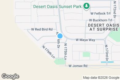 Map image of the property - 26947 N 176th Dr