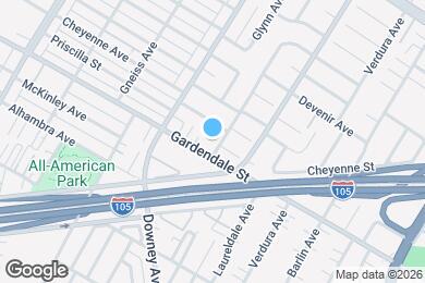 Map image of the property - 8357 Gardendale St