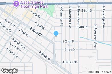 Map image of the property - 210 N Casa Grande Ave
