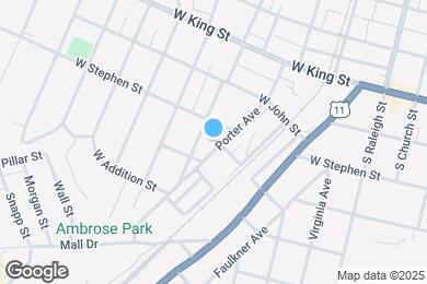 Map image of the property - 427 Porter Ave