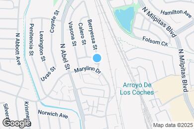 Map image of the property - 603 Berryessa St