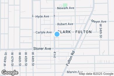 Map image of the property - 3317 W 41st St