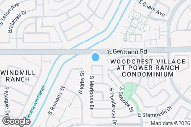 Map image of the property - 3638 E Flamingo Way