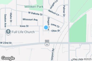 Map image of the property - 1145 Ohio St