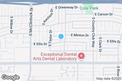 Map image of the property - 1892 E Ellis Dr