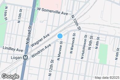 Map image of the property - 1127 W Duncannon Ave