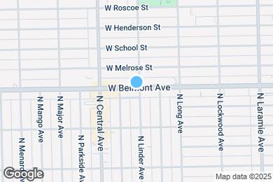 Map image of the property - 5503 W Belmont Ave