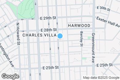 Map image of the property - 2701 N Calvert St