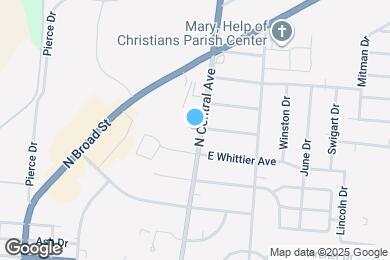 Map image of the property - 703 N Central Ave