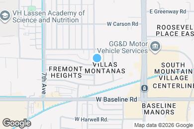 Map image of the property - 7223 S 3rd Ave