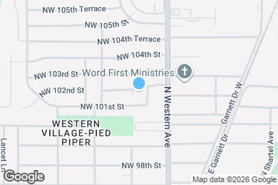 Map image of the property - 1132 NW 102nd St