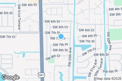 Map image of the property - 5560 SW 7th Ct
