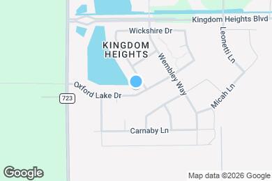 Map image of the property - 6214 Oxford Lake Dr