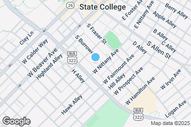 Map image of the property - 326 S Burrowes St