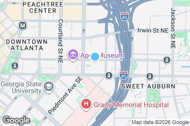 Map image of the property - 171 Auburn Ave NE