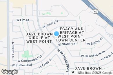 Map image of the property - 13571 W Post Dr