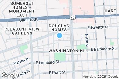 Map image of the property - 117 N Bond St