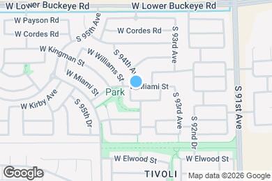 Map image of the property - 9403 W Miami St