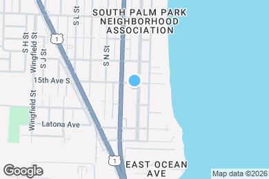 Map image of the property - 1511 S Palmway