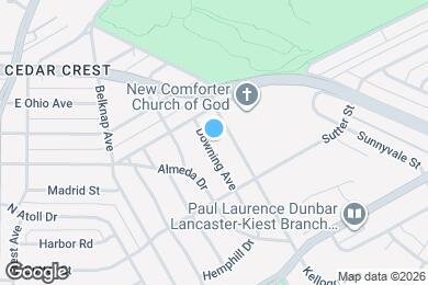 Map image of the property - 2628 Downing Ave