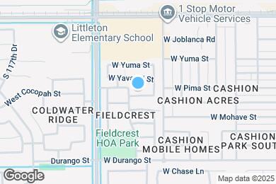 Map image of the property - 11382 W Pima St