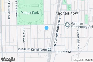 Map image of the property - 11327 S King Dr