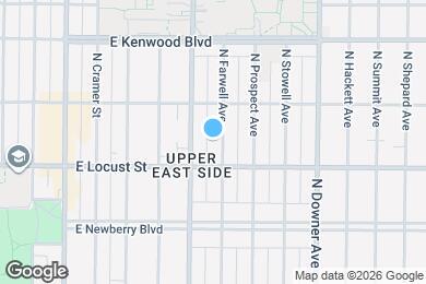 Map image of the property - 2929 N Farwell Ave