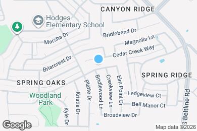 Map image of the property - 14721 Forest Hollow Dr
