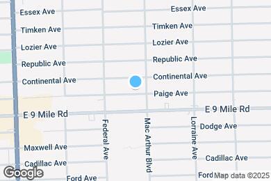 Map image of the property - 8503 Paige Ave