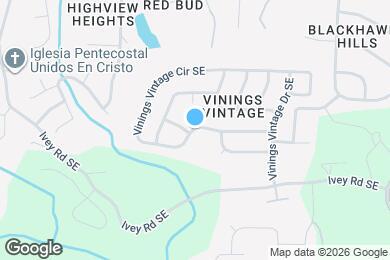 Map image of the property - 416 Vinings Vintage Cir SE