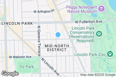 Map image of the property - 454 W Belden Ave