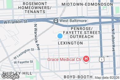 Map image of the property - 2240 Penrose Ave