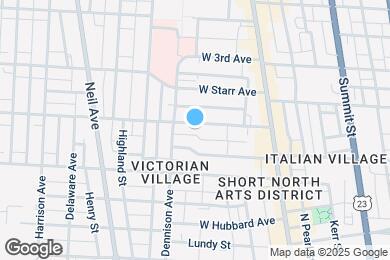 Map image of the property - 115 W 2nd Ave