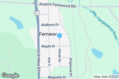 Map image of the property - 1054 Pecan Dr