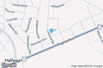 Map image of the property - 1529 Sherman Ave